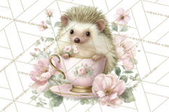 Pastel Cottagecore Animals Clipart, Cute Spring Animals Png Product Image 4