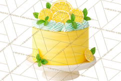 Birthday Cake Clipart, Tiered Cake PNG, Drip Cake PNG Product Image 5
