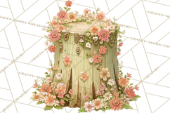 Whimsical Trees Clipart, Woodland Forest PNG, Wooden Png Product Image 5