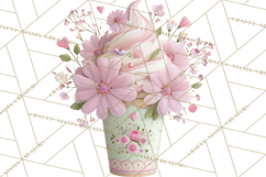 Sweet Treats Bakery Clipart, Pastel Dessert Clip Art Png Product Image 2