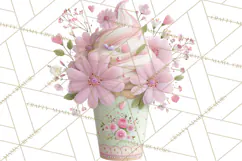 Sweet Treats Bakery Clipart, Pastel Dessert Clip Art Png Product Image 2