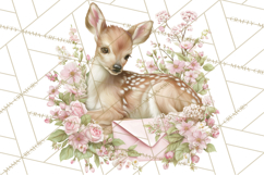 Pastel Cottagecore Animals Clipart, Cute Spring Animals Png Product Image 2