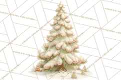 Whimsical Trees Clipart, Woodland Forest PNG, Wooden Png Product Image 3