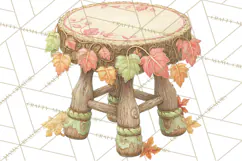 Whimsical Trees Clipart, Woodland Forest PNG, Wooden Png Product Image 4