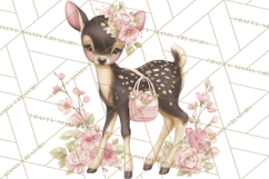 Pastel Cottagecore Animals Clipart, Cute Spring Animals Png Product Image 4