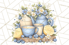 Citrus Kitchen Cottagecore PNG, Rustic Citrus Clipart, Lemon Product Image 2