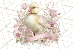 Pastel Cottagecore Animals Clipart, Cute Spring Animals Png Product Image 3