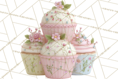 Sweet Treats Bakery Clipart, Pastel Dessert Clip Art Png Product Image 3