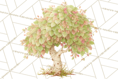 Whimsical Trees Clipart, Woodland Forest PNG, Wooden Png Product Image 5