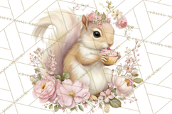 Pastel Cottagecore Animals Clipart, Cute Spring Animals Png Product Image 5