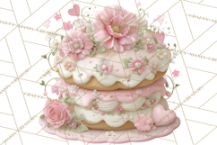Sweet Treats Bakery Clipart, Pastel Dessert Clip Art Png Product Image 5