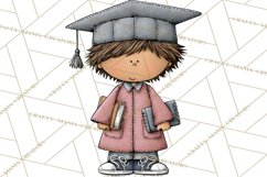 Kids Graduation Clipart PNG, Preschool Kindergarten Kids Product Image 3