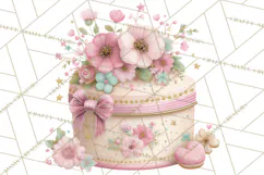 Sweet Treats Bakery Clipart, Pastel Dessert Clip Art Png Product Image 3