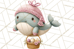 Yarn Animal Easter Clipart, Knitted Plush Easter Animals Png Product Image 3