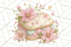 Sweet Treats Bakery Clipart, Pastel Dessert Clip Art Png Product Image 4