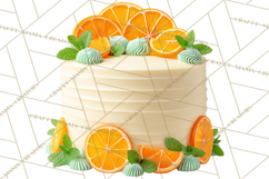 Birthday Cake Clipart, Tiered Cake PNG, Drip Cake PNG Product Image 5