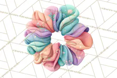 Pastel Retro 90s PNG, Cute Aesthetic Clipart, Checkerboard Product Image 3