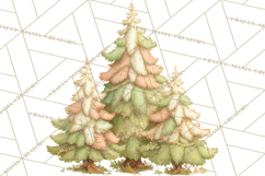 Whimsical Trees Clipart, Woodland Forest PNG, Wooden Png Product Image 3
