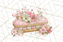 Sweet Treats Bakery Clipart, Pastel Dessert Clip Art Png Product Image 4