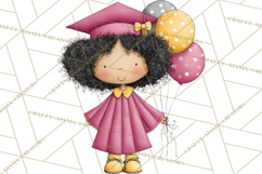 Kids Graduation Clipart PNG, Preschool Kindergarten Kids Product Image 5