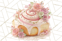 Sweet Treats Bakery Clipart, Pastel Dessert Clip Art Png Product Image 5