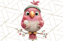 Yarn Animal Easter Clipart, Knitted Plush Easter Animals Png Product Image 2