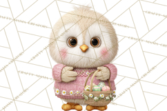Yarn Animal Easter Clipart, Knitted Plush Easter Animals Png Product Image 3