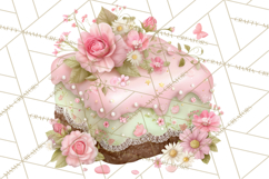 Sweet Treats Bakery Clipart, Pastel Dessert Clip Art Png Product Image 4