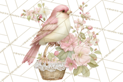 Pastel Cottagecore Animals Clipart, Cute Spring Animals Png Product Image 4