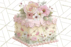 Sweet Treats Bakery Clipart, Pastel Dessert Clip Art Png Product Image 5