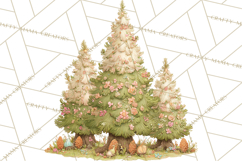 Whimsical Trees Clipart, Woodland Forest PNG, Wooden Png Product Image 2