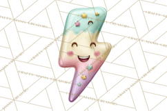 Pastel Retro 90s PNG, Cute Aesthetic Clipart, Checkerboard Product Image 2