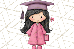 Kids Graduation Clipart PNG, Preschool Kindergarten Kids Product Image 3