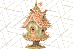 Whimsical Trees Clipart, Woodland Forest PNG, Wooden Png Product Image 5
