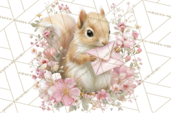Pastel Cottagecore Animals Clipart, Cute Spring Animals Png Product Image 3