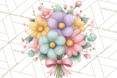 Easter Duckling Clipart, Cute Ducklings in Fancy Outfits Png Product Image 3