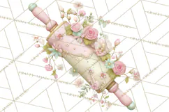 Sweet Treats Bakery Clipart, Pastel Dessert Clip Art Png Product Image 3
