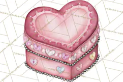 Parisian Coquette Accessories PNG, Girly Clipart, Pastel Product Image 5