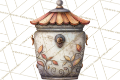 Spring Garden Clipart, Garden Tools Clip Art PNG, Watercolor Product Image 5