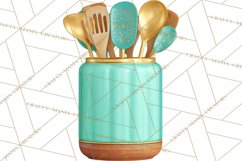Southwestern Kitchen Clipart, Desert Kitchen Appliances PNG Product Image 3