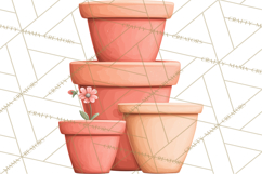 Spring Garden Tools Clipart, Cute Gardening Tools PNG Product Image 3