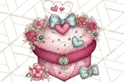 Parisian Coquette Accessories PNG, Girly Clipart, Pastel Product Image 4