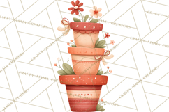 Spring Garden Tools Clipart, Cute Gardening Tools PNG Product Image 4