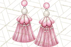 Parisian Coquette Accessories PNG, Girly Clipart, Pastel Product Image 5