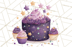 Cartoon Birthday Cake Clipart, Cute Realistic Cake PNG Product Image 5