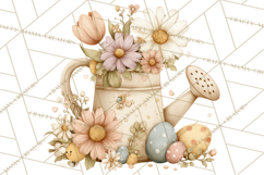 Vintage Easter Props Clipart PNG, Easter Eggs Printable Product Image 2