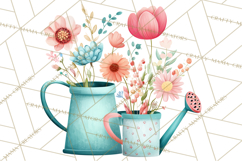 Spring Garden Tools Clipart, Cute Gardening Tools PNG Product Image 2