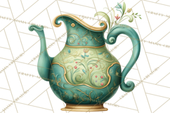 Spring Garden Clipart, Garden Tools Clip Art PNG, Watercolor Product Image 2