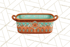 Southwestern Kitchen Clipart, Desert Kitchen Appliances PNG Product Image 3