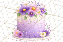 Cartoon Birthday Cake Clipart, Cute Realistic Cake PNG Product Image 3